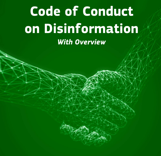 Cover of European Union Code of Conduct on Disiformation