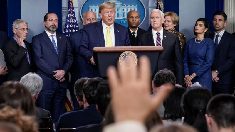 President Trump on March 9, 2020