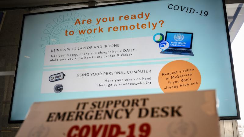 Coronavirus Hospital Sign