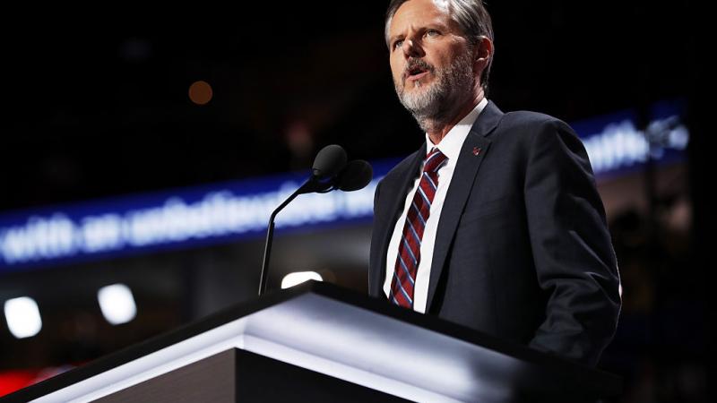 Jerry Falwell Jr. at the Republican National Convention in 2016