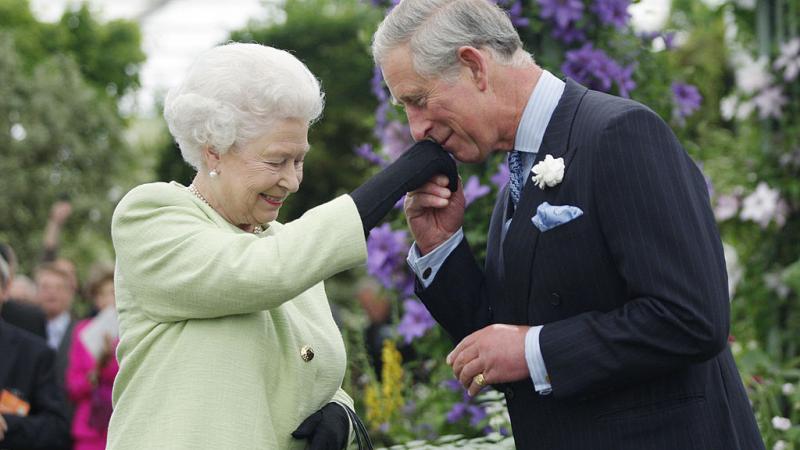 Prince Charles and the Queen at the Chelsea Flower Show