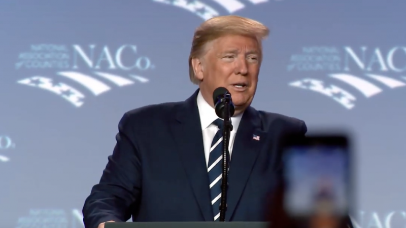 President Trump speaks to National Association of Counties