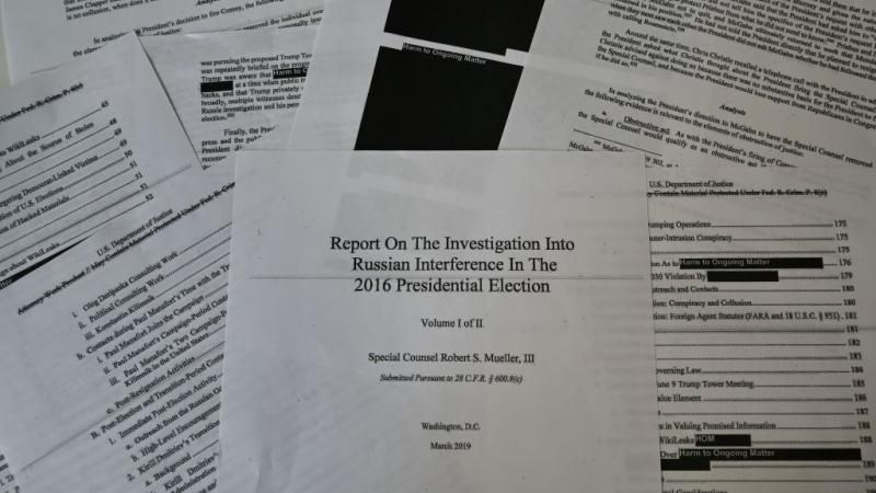 Special Counsel Robert Mueller's Russia collusion report