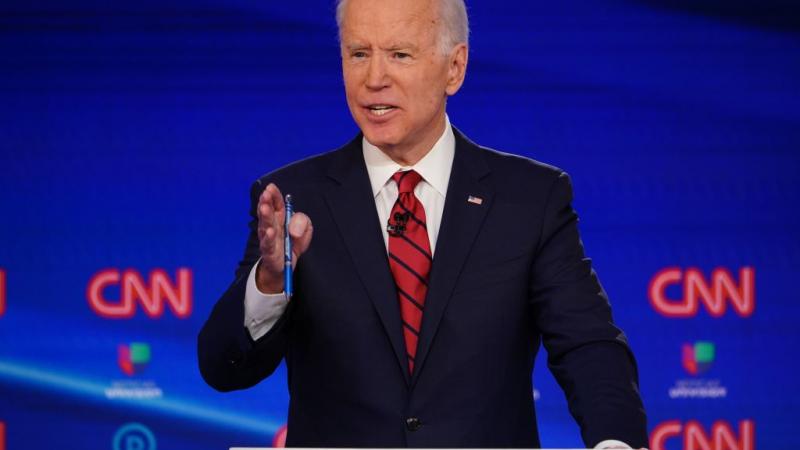 Joe Biden on March 15, 2020