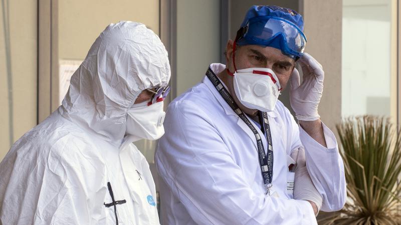 Italian doctors at Cannizzaro 