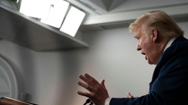 President Trump at April 4, 2020 coronavirus press conference