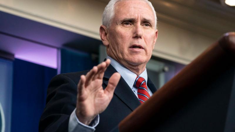 Vice President Mike Pence on April 5, 2020