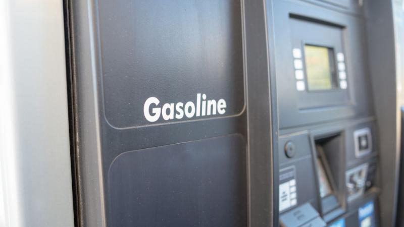 Gas pump in California on March 2, 2020