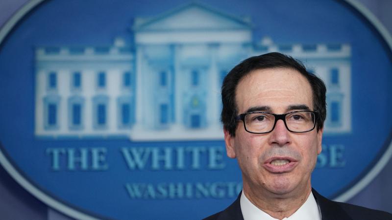 Treasury Secretary Steven Mnuchin at April 21, 2020 coronavirus task force briefing