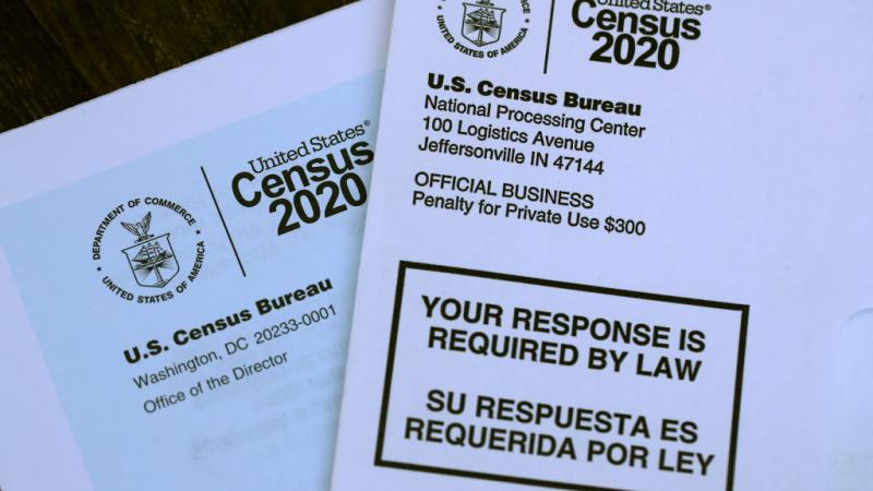Census Bureau materials received in the mail in March 2020