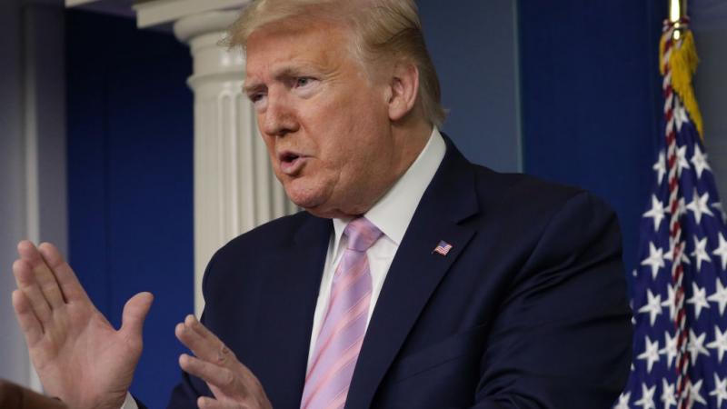 President Trump on April 10, 2020