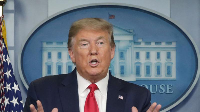 President Trump at April 13, 2020 coronavirus task force briefing