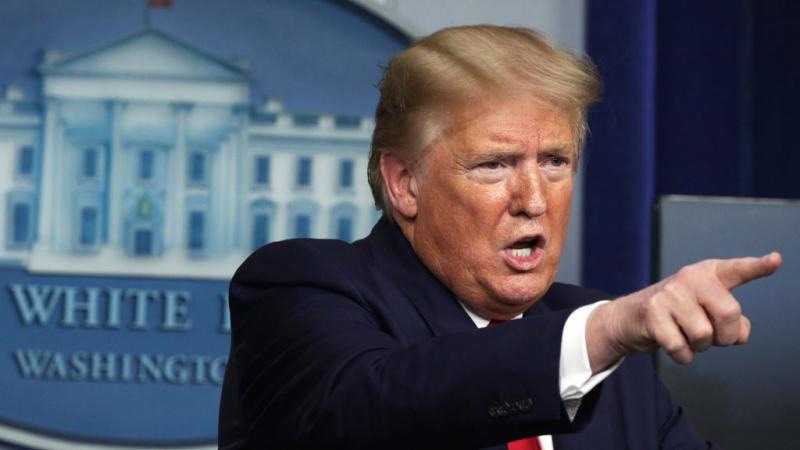 President Trump at April 20, 2020 coronavirus task force briefing