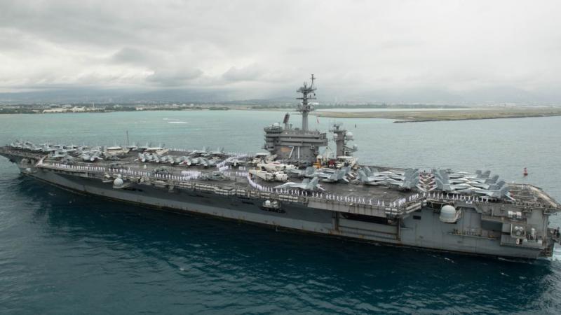 USS Theodore Roosevelt in April 2018
