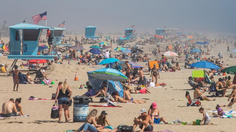 California Gov. Gavin Newsom blasted beach-goers after images circulated over the weekend showing off massive crowds at Southern California beaches