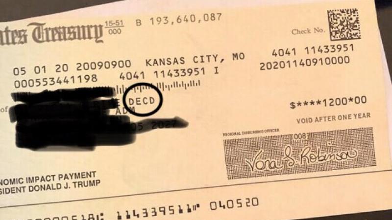 IRS Stimulus Check for Deceased Person
