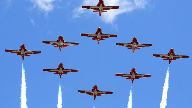 Canadian air force snowbirds