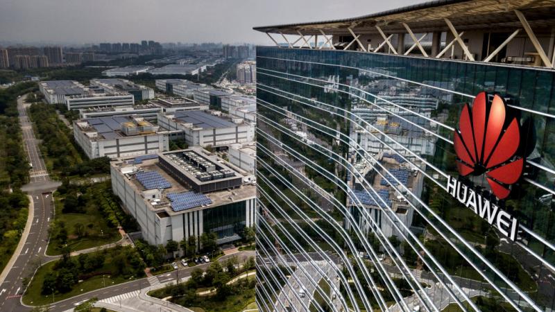 Huawei production campus in Dongguan, China