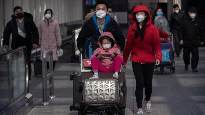Residents in China during the coronavirus outbreak
