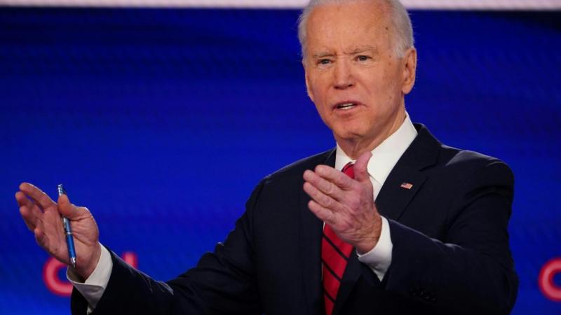 Joe Biden on March 15, 2020