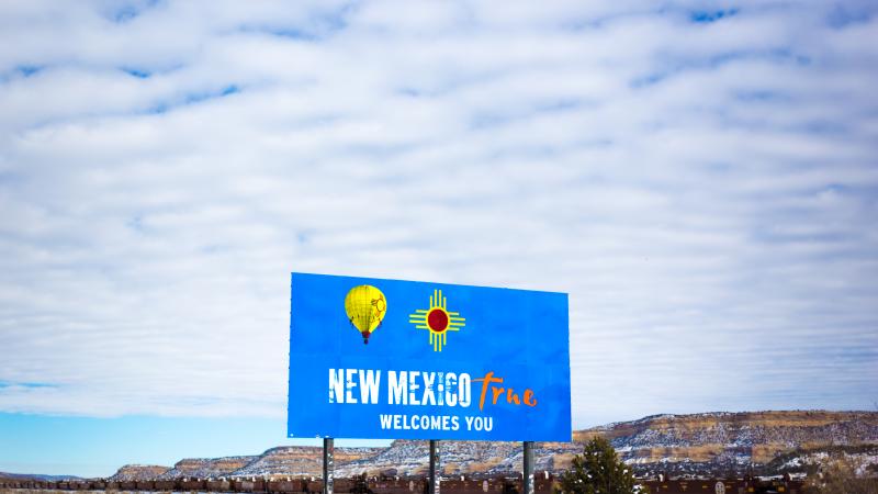 A sign in Gallup, New Mexico