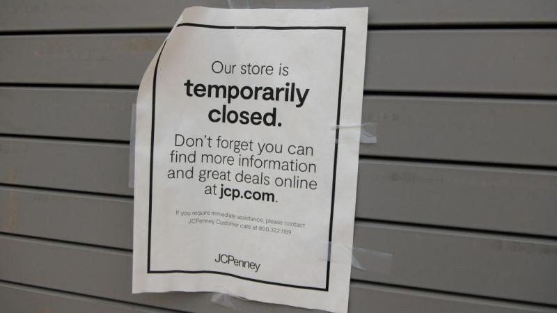 A closed J.C. Penney store