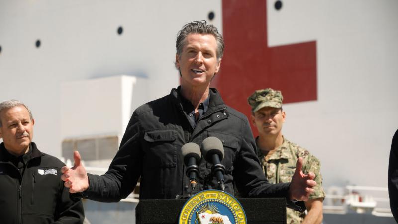 California Gov. Gavin Newsom on March 27, 2020