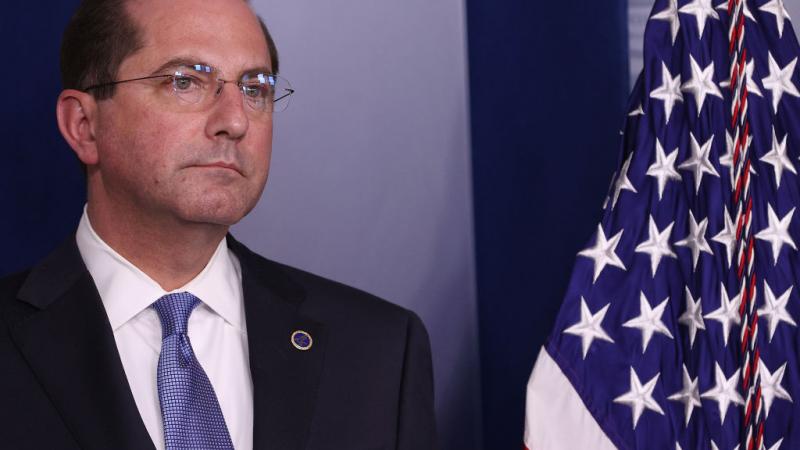 Secretary of Health and Human Services Alex Azar on April 3, 2020