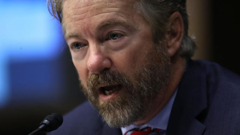 Sen. Paul at the hearing on May 12, 2020