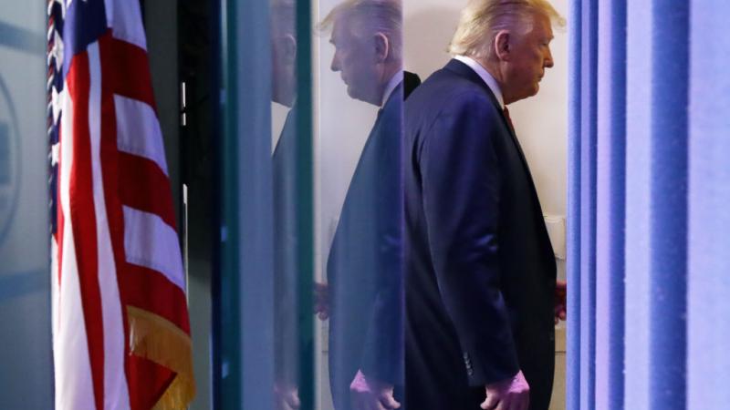 President Trump at a May 22 news conference