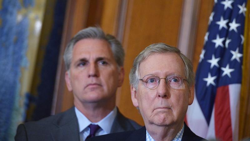 House Minority Leader Kevin McCarthy and Senate Majority Leader Mitch McConnell