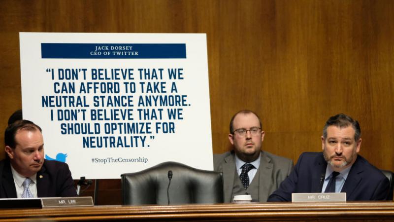 Twitter poster, Senate Judiciary Committee hearing