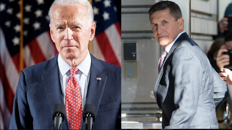 Joe Biden says he was 'aware' of the investigation into Gen. Michael Flynn.