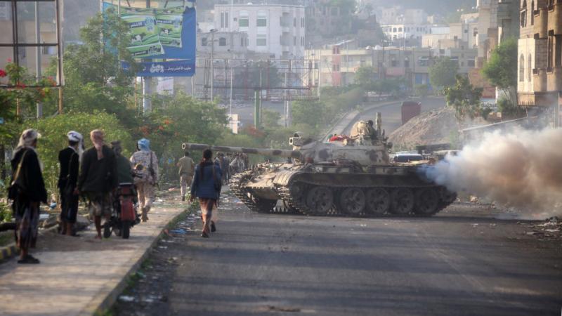 Houthi clashes in Taez, Yemen