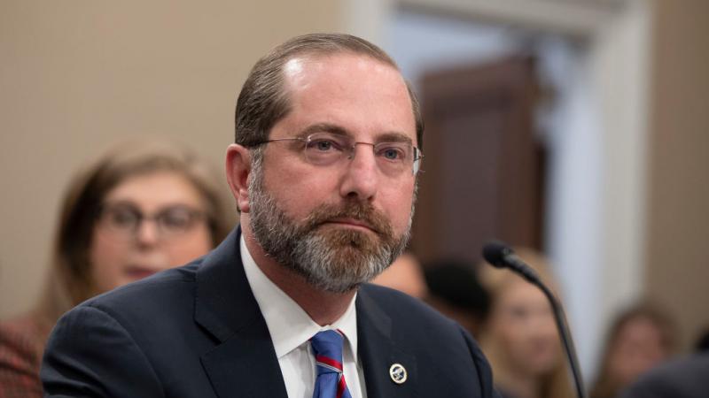 HHS Sec. Alex Azar in Feb. 2020