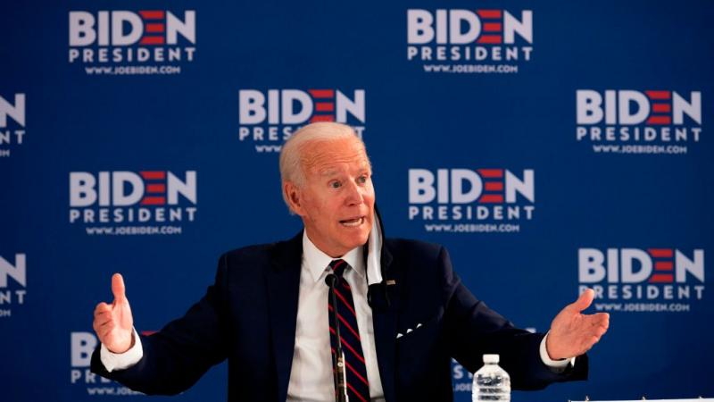 Joe Biden at a campaign event
