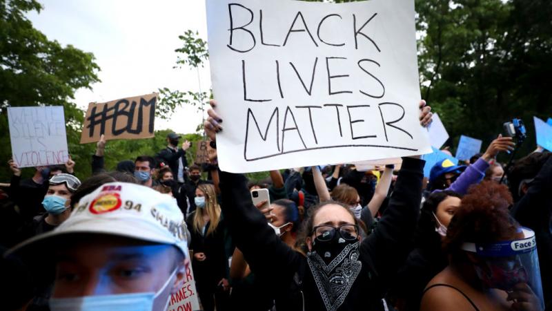Black Lives Matter protesters in Boston