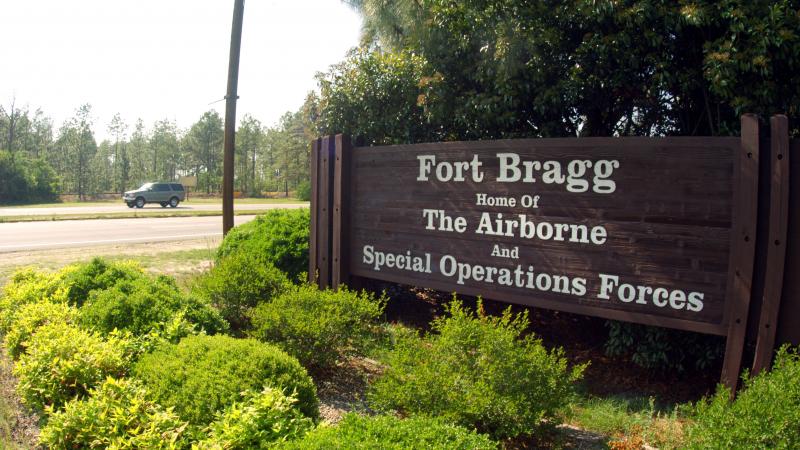 Fort Bragg Sign