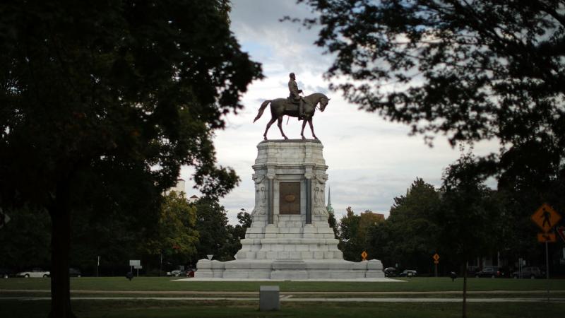 The Robert E. Lee statue on Richmond's Monument Avenue
