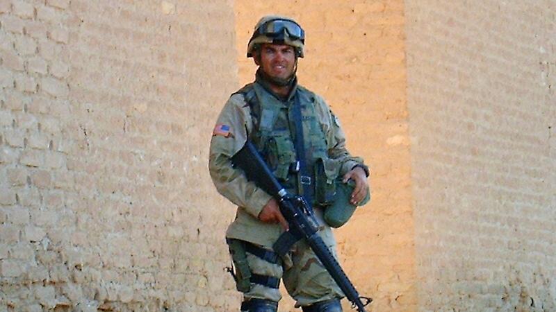 Army Ranger Jim Lechner in Samarra, Iraq, 2004