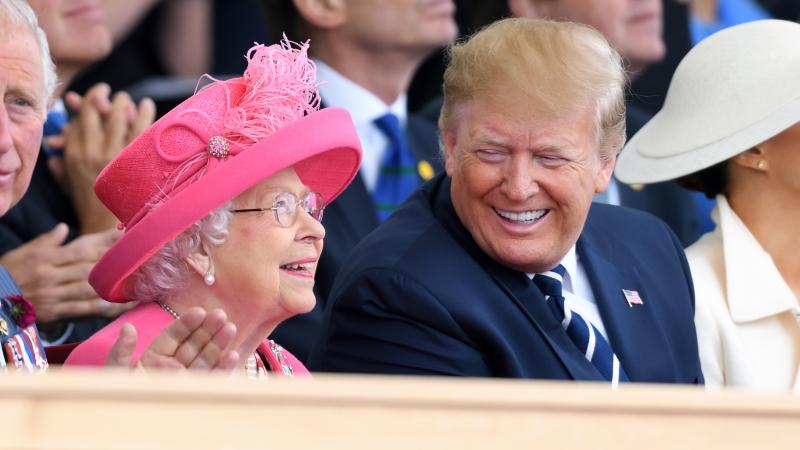  Queen Elizabeth II and US President Donald Trump