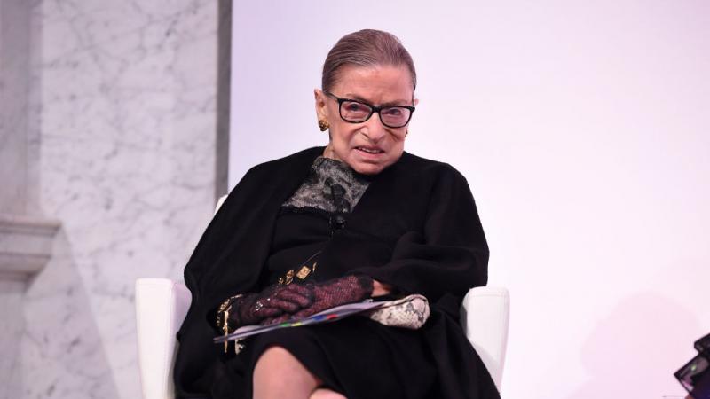 Supreme Court Justice Ruth Bader Ginsburg in February 2020