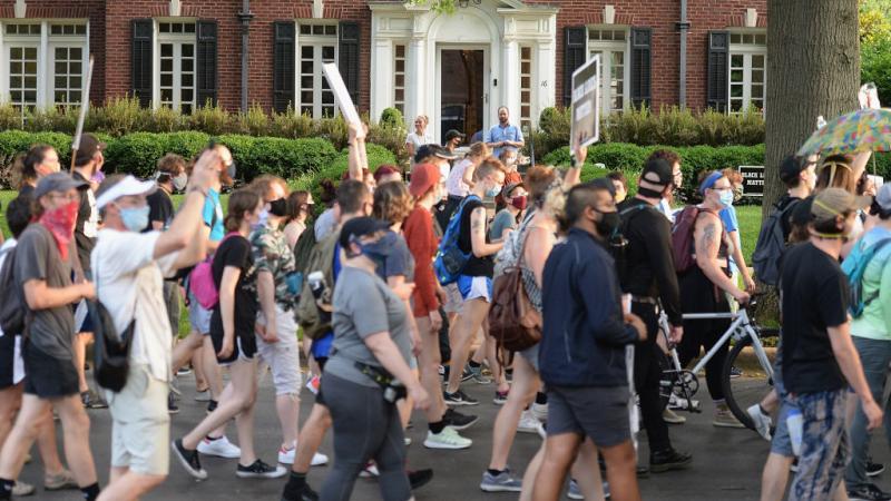 St Louis protesters on July 3