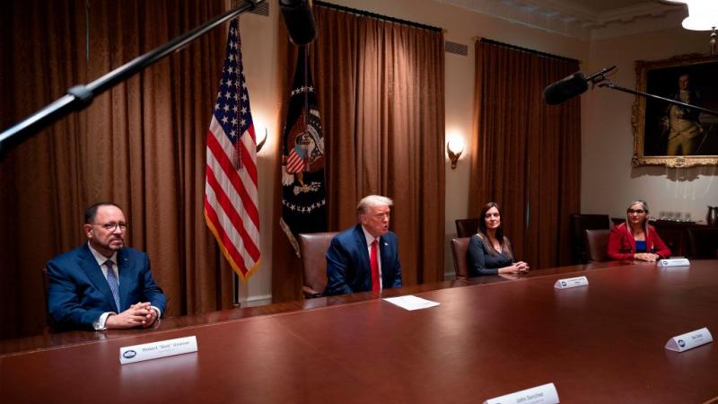 Goya Foods CEO Robert Unanue at the White House