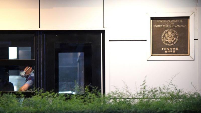 U.S. consulate in Chengdu China on July 26, 2020