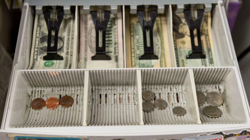 Change drawer in Pennsylvania store on July 9, 2020