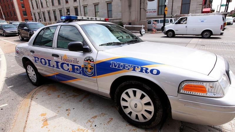 Louisville Metro Police vehicle in 2014