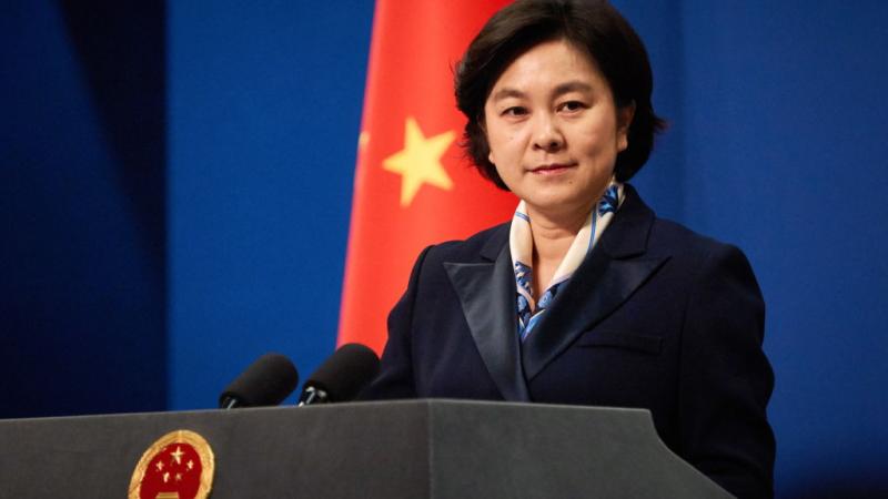 Director of Chinese Foreign Ministry Department Hua Chunying 
