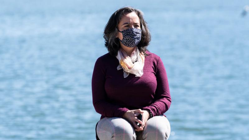 Health Commissioner Oxiris Barbot in June at the Brooklyn Navy Yard