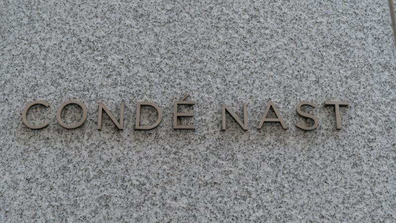 Condé Nast logo at the World Trade Center